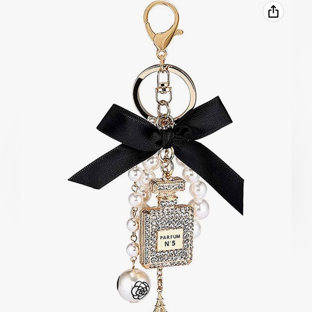 🖤NWT Women Keychain Diamond Keyring Crystal Rhinestone Keychain🖤 - Picture 5 of 7